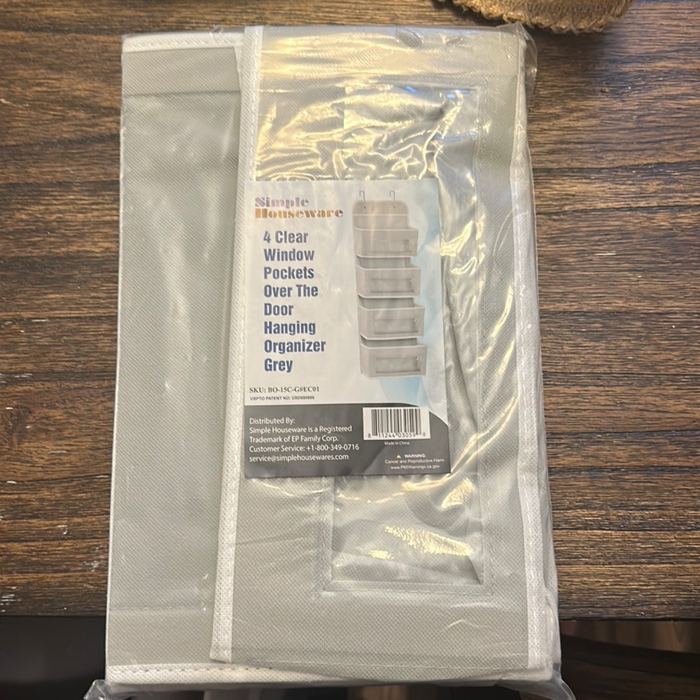 Over the door hanging organizer